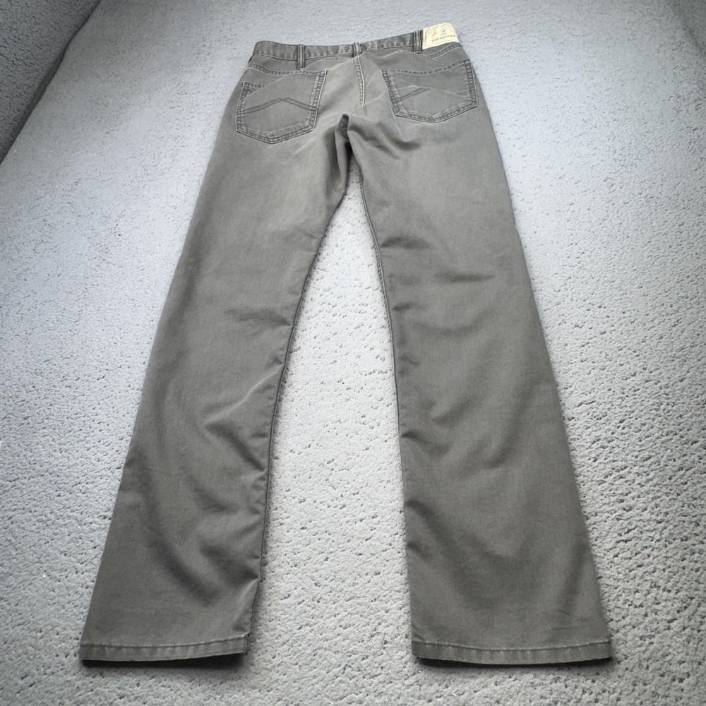 Patagonia Jeans Mens 31x32 Gray Chino Performance Twill Slim Straight Stretch - Picture 12 of 16